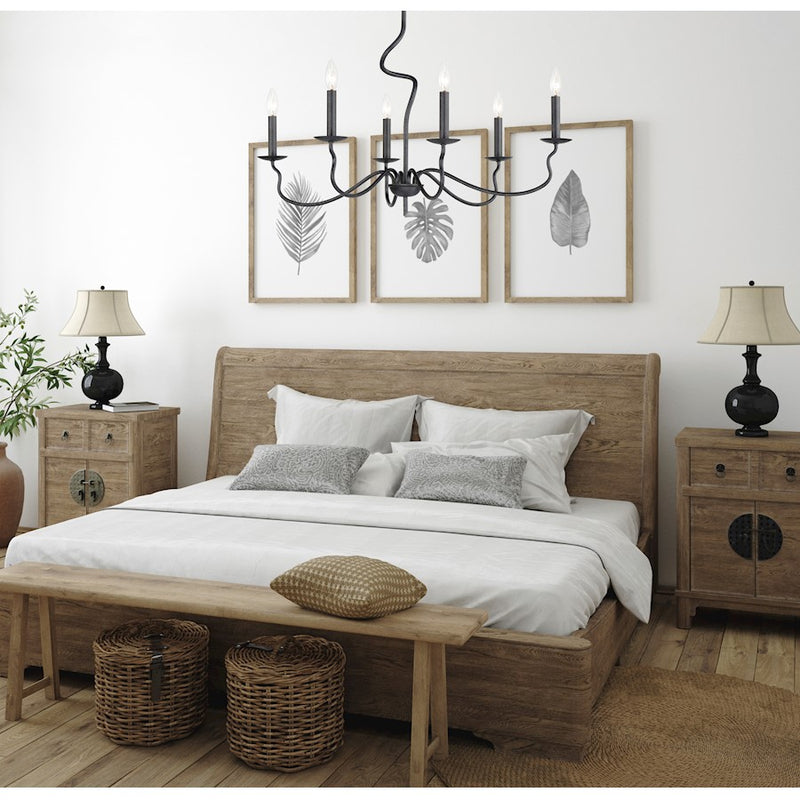 Maxim Lighting Padrona Chandelier, Black Oxide