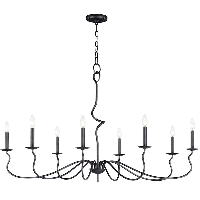 Maxim Lighting Padrona Chandelier, Black Oxide
