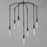 Maxim Lighting Pioneer 7 Light Chandelier, Anthracite