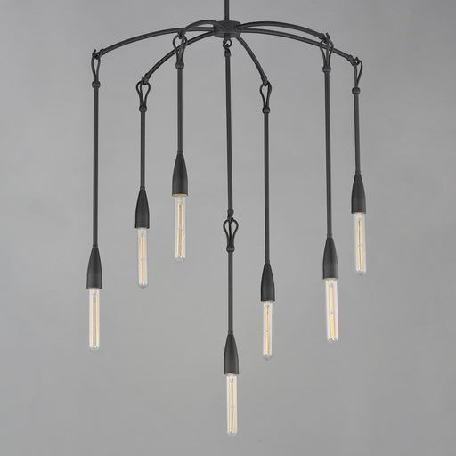Maxim Lighting Pioneer 7 Light Chandelier, Anthracite