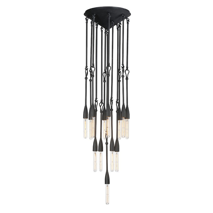 Maxim Lighting Pioneer 13 Light Pendant, Anthracite - 27719AR