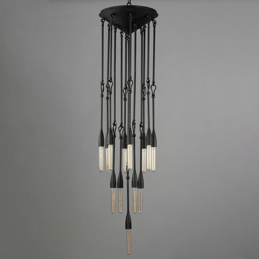 Maxim Lighting Pioneer 13 Light Pendant, Anthracite