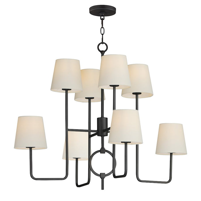 Maxim Lighting Paoli 8 Light Chandelier, Charcoal Bronze - 27728OFCHL