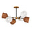Maxim Lighting Akimbo Pendant, Dark Bronze/Antique Brass