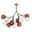 Maxim Lighting Akimbo Pendant, Dark Bronze/Antique Brass