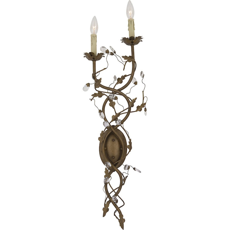 Maxim Lighting Elegante 2-Light Wall Sconce Etruscan Gold