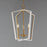 Maxim Lighting Melrose 3Lt 20.5" Entry Foyer Pendant, White/Brass
