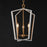Maxim Lighting Melrose 3Lt 20.5" Entry Foyer Pendant, White/Brass