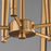 Maxim Lighting Melrose 5Lt 27.5" Entry Foyer Pendant, Black/Brass
