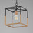 Maxim Lighting SoHo 1Lt 16.75" Entry Foyer Pendant, Black/Brs