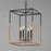 Maxim Lighting SoHo 4Lt 28.25" Entry Foyer Pendant, Black/Brs