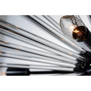 Maxim Lighting Polaris 8-Light Flush Mount, Polished Chrome