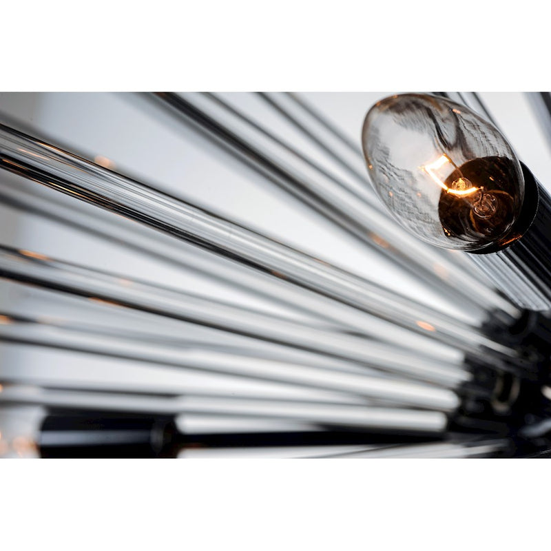 Maxim Lighting Polaris 8-Light Flush Mount, Polished Chrome