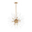 Maxim Lighting Polaris Pendant, Satin Brass/Clear