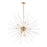 Maxim Lighting Polaris Pendant, Satin Brass/Clear