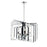 Maxim Lighting Radial 5-Light Chandelier, Polished Nickel/Black