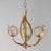 Maxim Lighting Firenze 3 Light 25.75" Chandelier, Gold Leaf