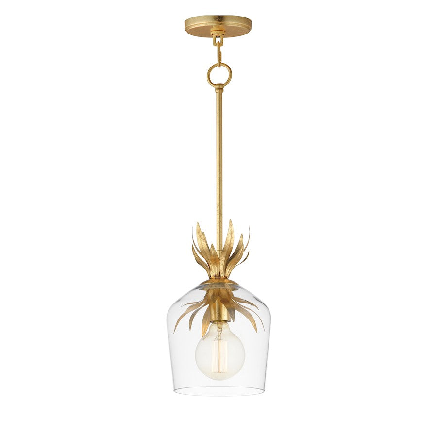 Maxim Lighting Paloma 1 Light Pendant, Gold Leaf - 2871GL