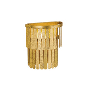 Maxim Lighting Regalia 11in 1-Light Wall Sconce | Glam Gold Leaf Steel | Bedroom & Hallway Accent Light | 10 x 11.25 in, Up Light | Model 28761GL