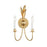 Maxim Lighting Paloma 2 Light Wall Sconce, Gold Leaf