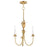 Maxim Lighting Paloma 3 Light Mini Pendant, Gold Leaf