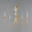 Maxim Lighting Paloma 5 Light Chandelier, Gold Leaf