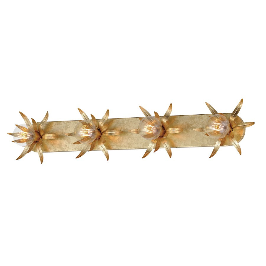 Maxim Lighting Paloma 4 Light Wall Sconce, Gold Leaf - 2887GL