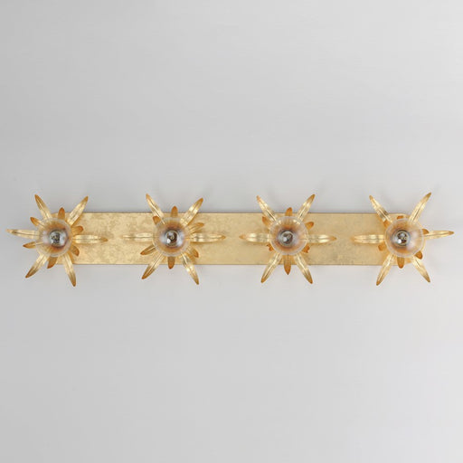 Maxim Lighting Paloma 4 Light Wall Sconce, Gold Leaf