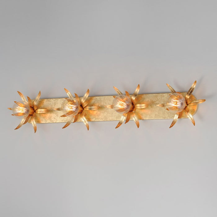 Maxim Lighting Paloma 4 Light Wall Sconce, Gold Leaf