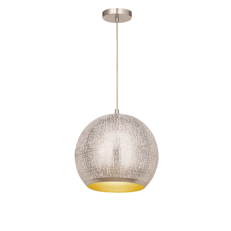 Maxim Lighting Aurelia 1 Light 8.5" Mini Pendant, Arctic White - 29131ARW