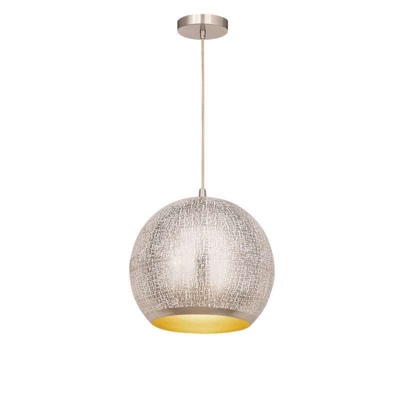 Maxim Lighting Aurelia 1 Light 8.5" Mini Pendant, Arctic White