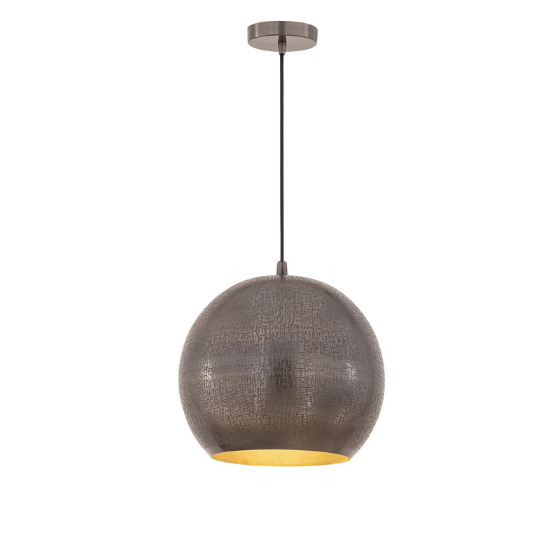 Maxim Lighting Aurelia 1 Light 8.5" Mini Pendant, Pewter