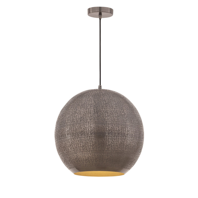 Maxim Lighting Aurelia 1 Light 12.5" Single Pendant, Pewter
