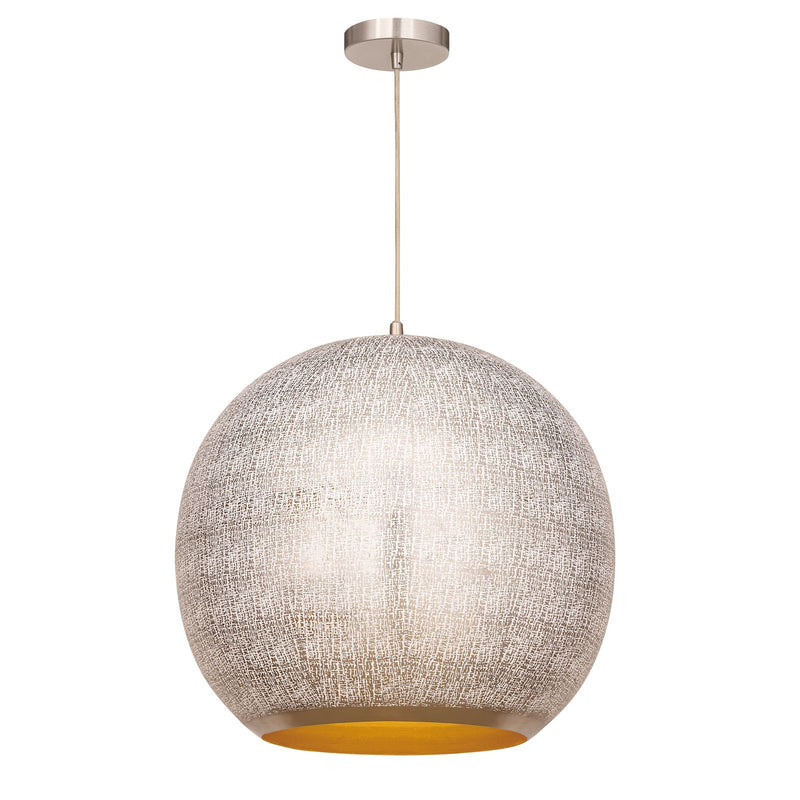 Maxim Lighting Aurelia 1 Light 17.75" Single Pendant, Arctic White