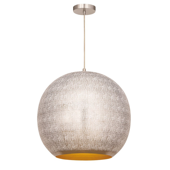 Maxim Lighting Aurelia 1 Light 17.75" Single Pendant, Arctic White - 29133ARW
