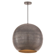 Maxim Lighting Aurelia 1 Light 17.75" Single Pendant, Pewter - 29133PE