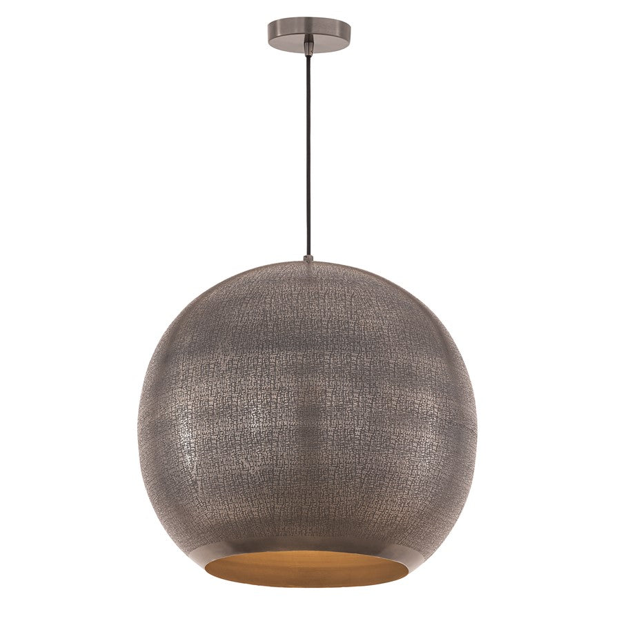 Maxim Lighting Aurelia 1 Light 17.75" Single Pendant, Pewter - 29133PE