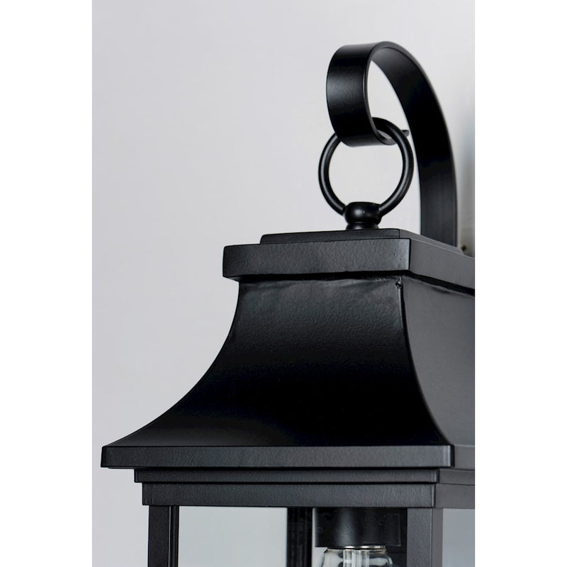 Maxim Lighting Vicksburg 1-Light Small Outdoor Wall Sconce, Black