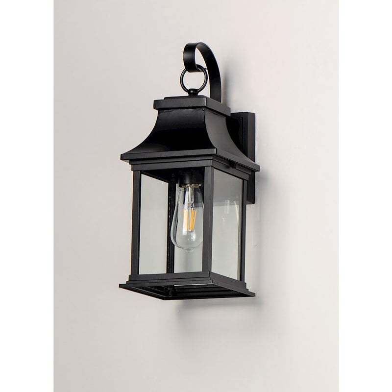 Maxim Lighting Vicksburg 1-Light Small Outdoor Wall Sconce, Black