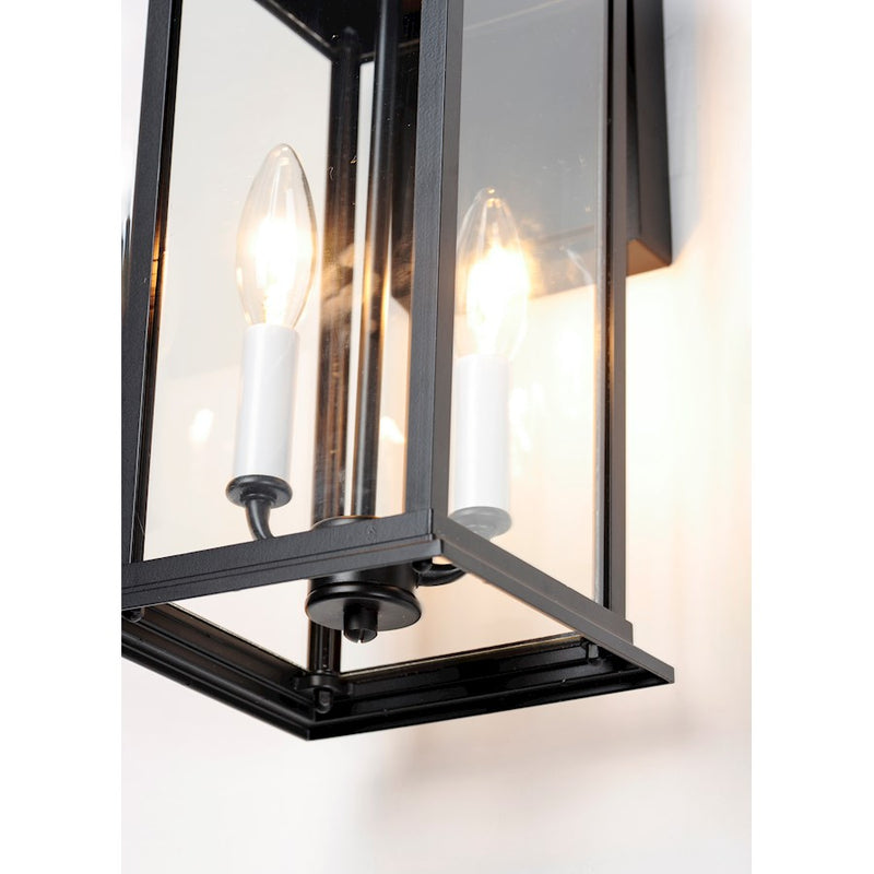 Maxim Lighting Vicksburg 1-Light Small Outdoor Wall Sconce, Black