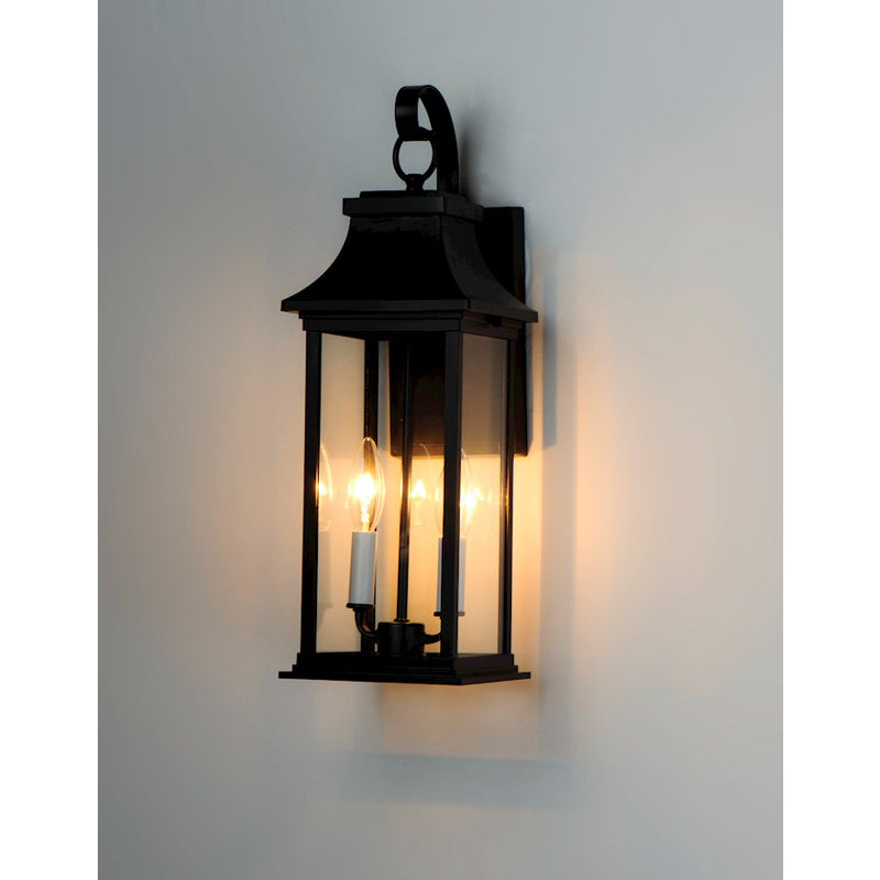 Maxim Lighting Vicksburg 1-Light Small Outdoor Wall Sconce, Black