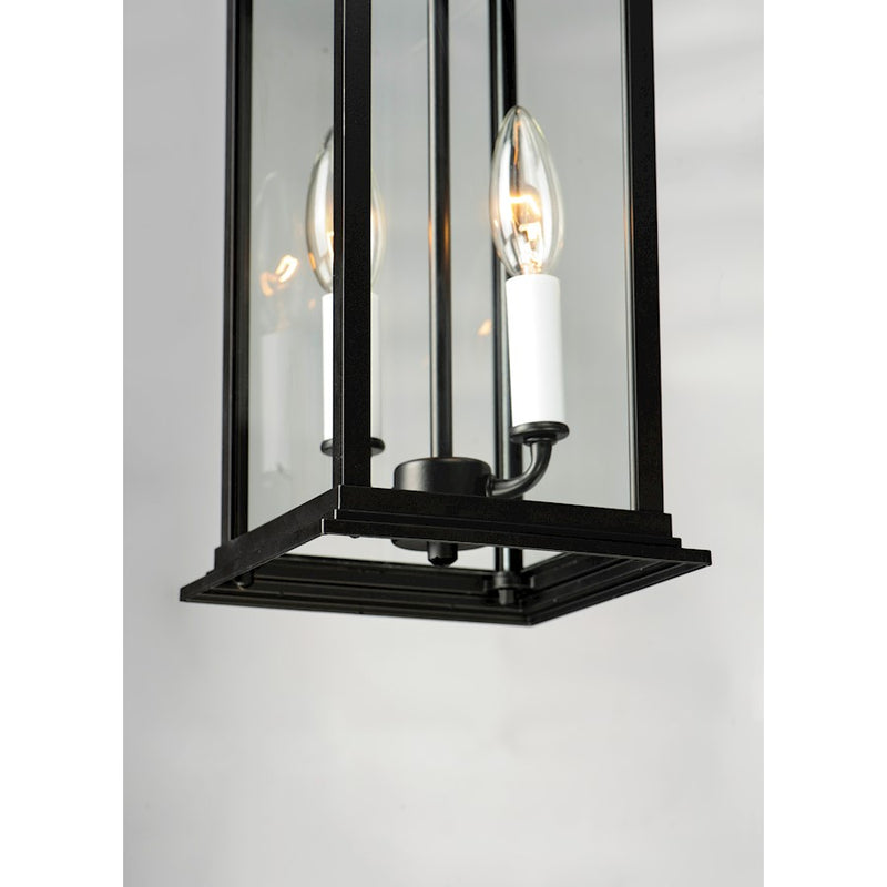 Maxim Lighting Vicksburg 1-Light Small Outdoor Wall Sconce, Black