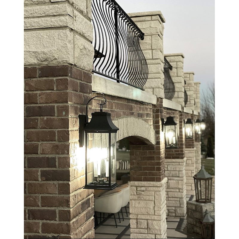 Maxim Lighting Vicksburg 1-Light Small Outdoor Wall Sconce, Black
