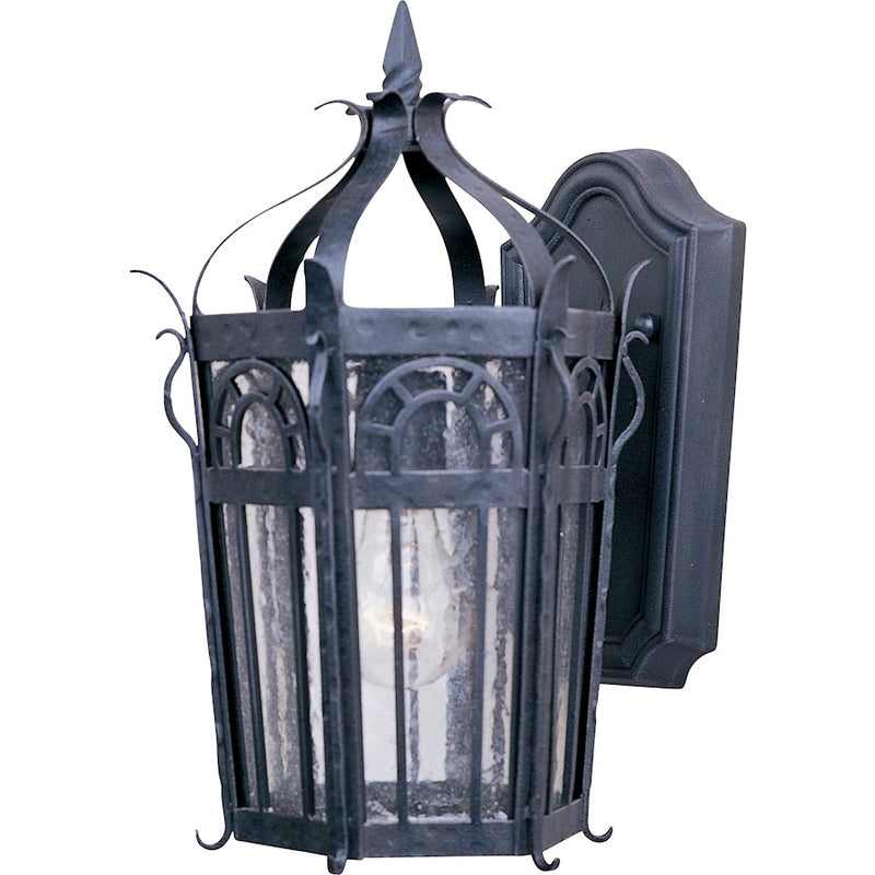Maxim Cathedral 1-Light Outdoor Wall Lantern Country Forge