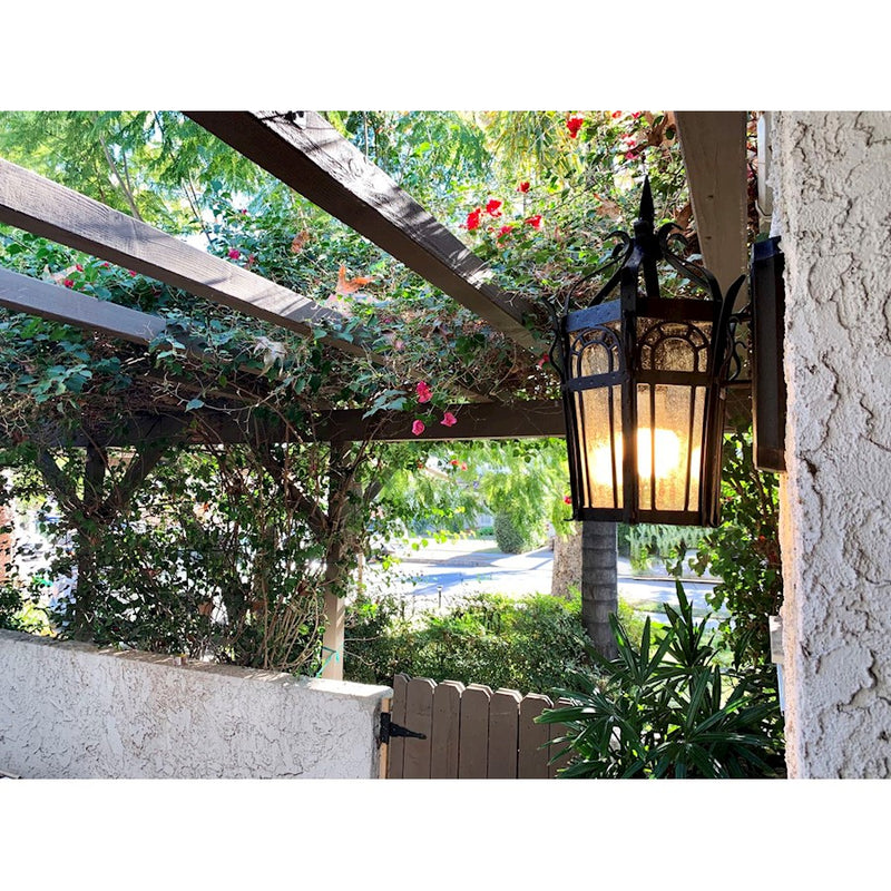 Maxim Cathedral 1-Light Outdoor Wall Lantern Country Forge