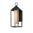 Maxim Lighting Aldous 1 Light Large Outdoor Wall Sconce, Black/White - 30073SWBK