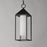 Maxim Lighting Aldous 1 Light Outdoor Pendant, Black/Satin White