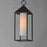 Maxim Lighting Aldous 1 Light Outdoor Pendant, Black/Satin White