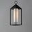 Maxim Lighting Aldous 1 Light Outdoor Pendant, Black/Satin White