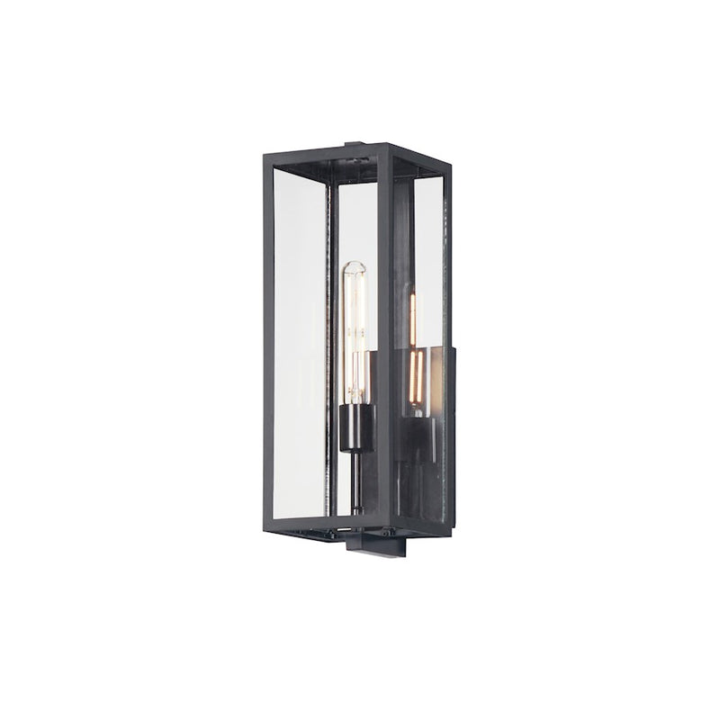 Maxim Catalina 1 Light Outdoor Wall Mount, Dark Bronze/Clear